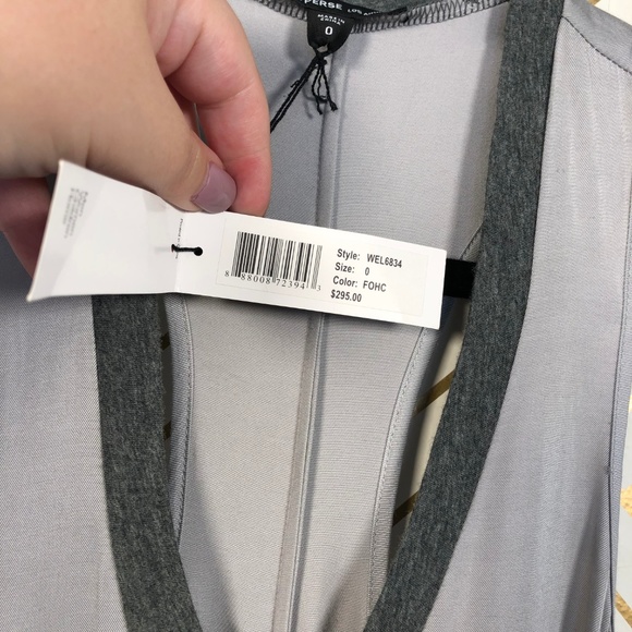 James Perse Racerback Ringer Maxi Dress Heather - Picture 5 of 8